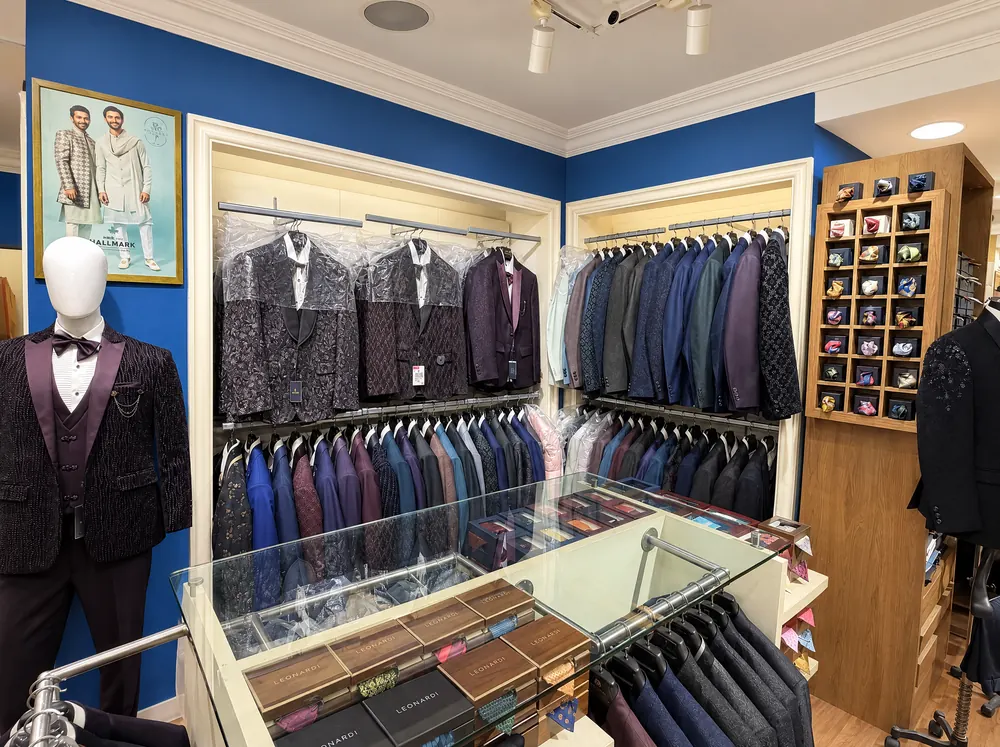 Suits wall and mannequin, Wardrobe Mall Road, Amritsar